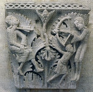 Column capital, Cathedral of Saint Lazare, France