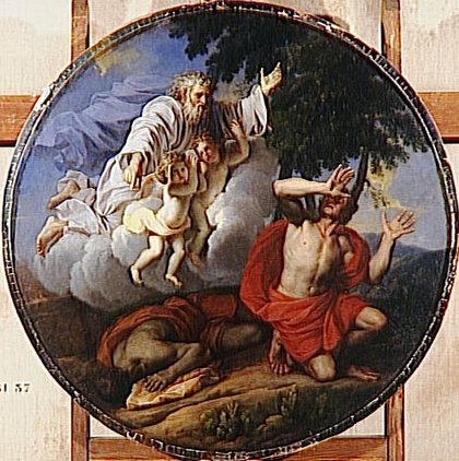 La Reprobation de Cain apres la Mort D'Abel - Noël Coypel