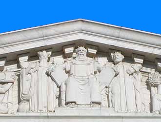 Moses with the tablets at SCOTUS