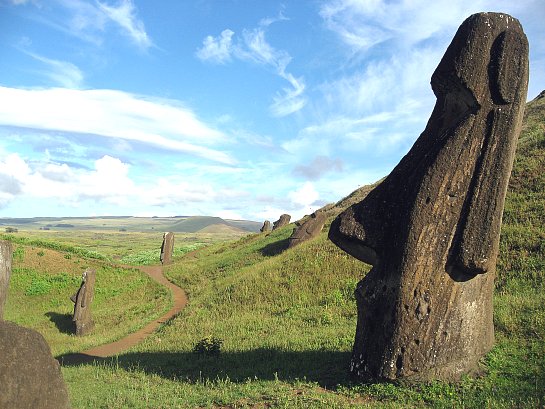 Moai with elongated ears